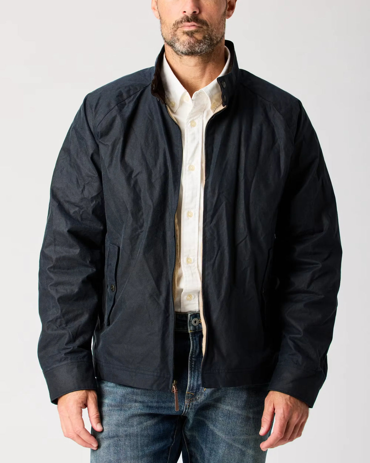 Waxed Harrington Jacket