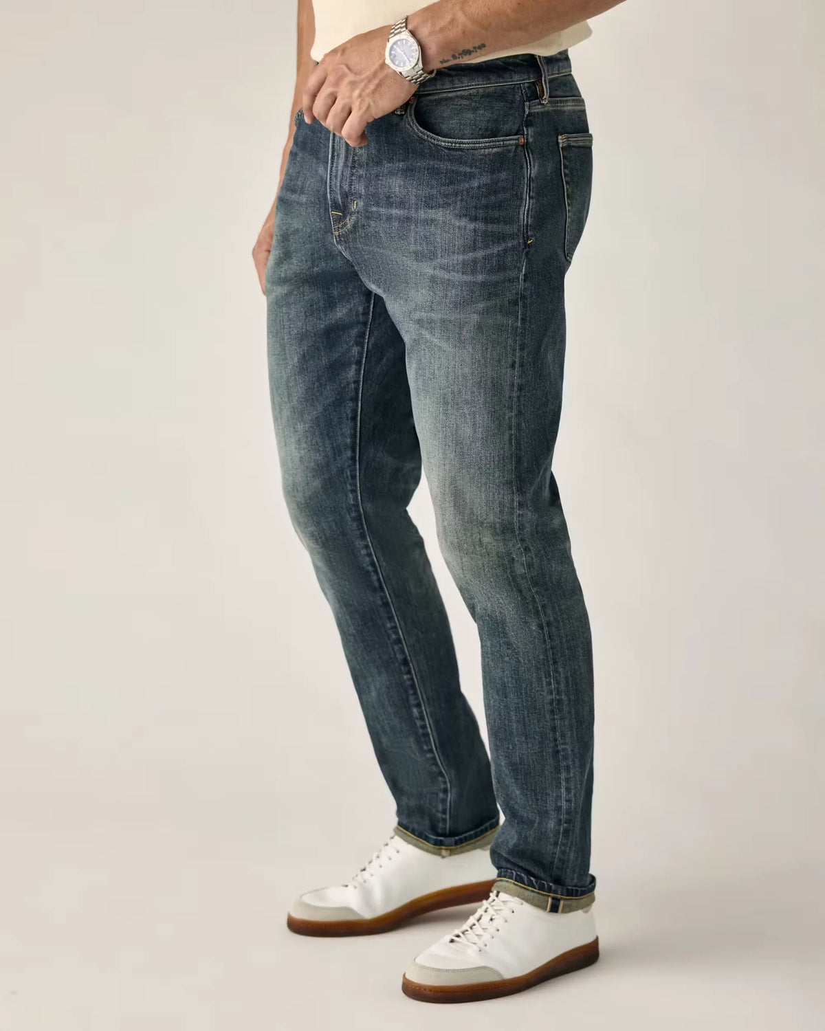 Stretch Selvedge Denim - HB Athletic Tapered