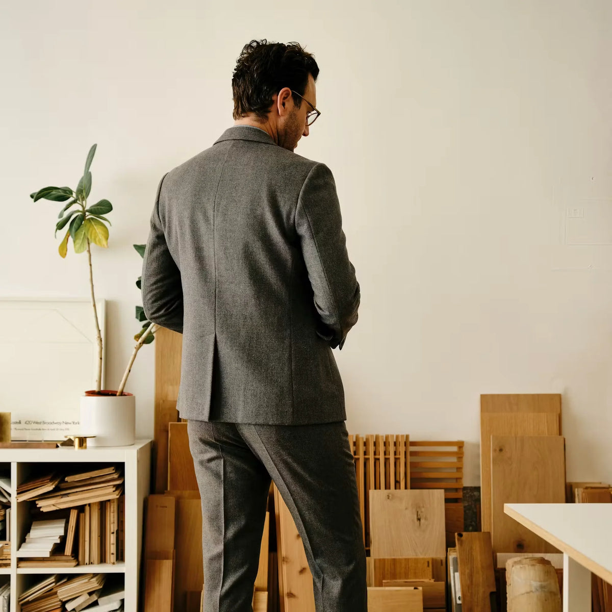 Stretch Wool Blazer