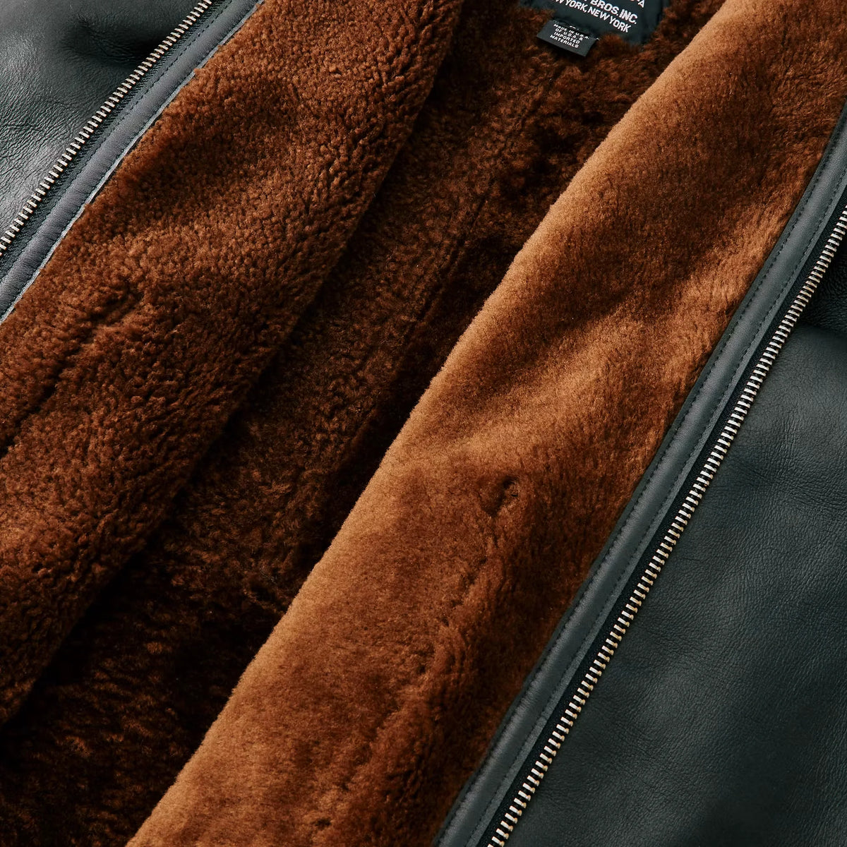 B-6 Sheepskin Leather Bomber Jacket