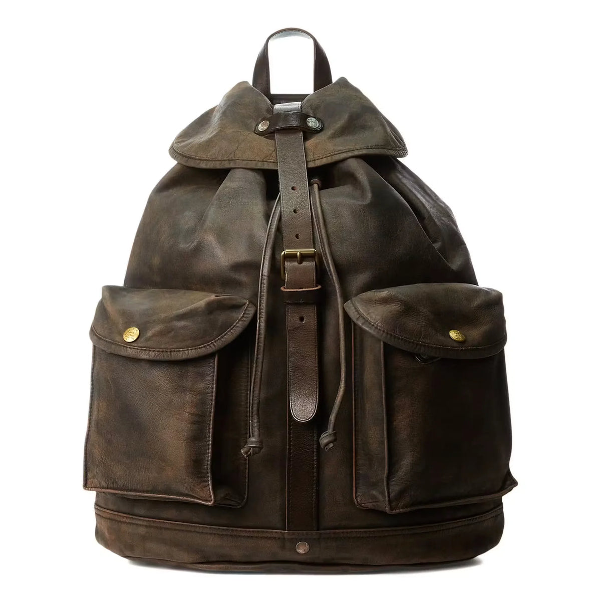 Leather Rucksack Backpack