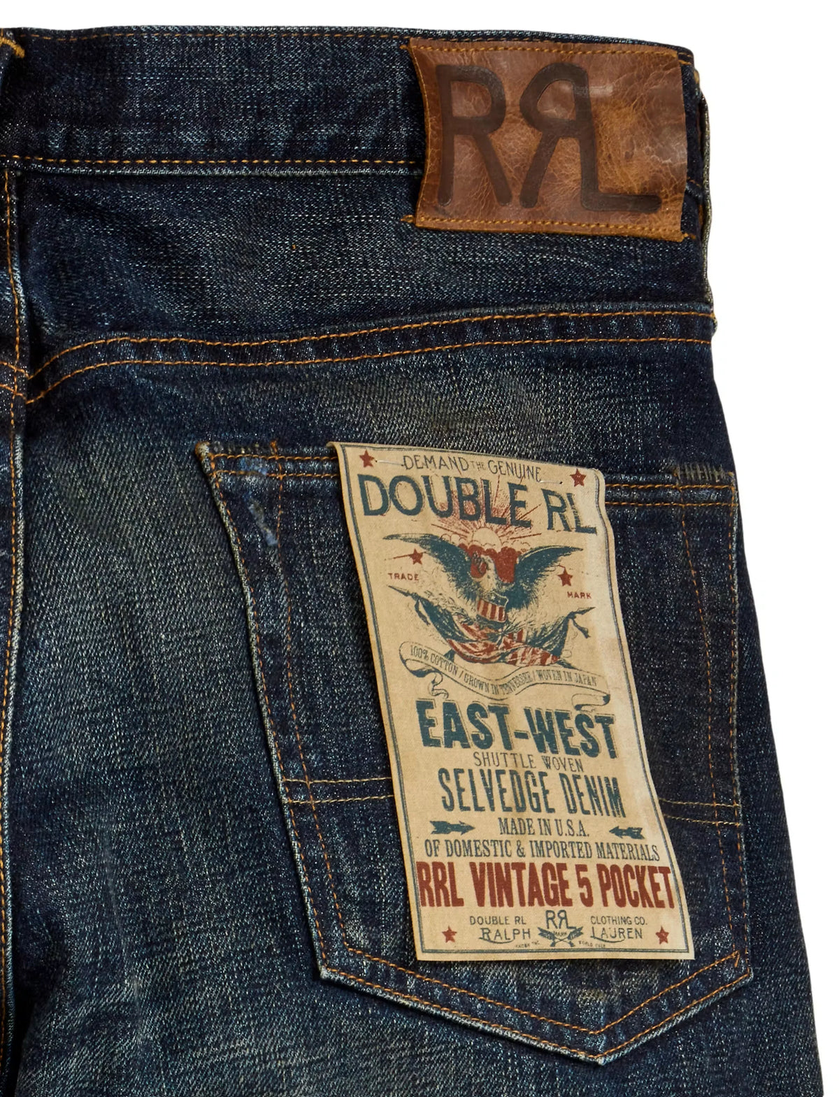 Straight Fit Selvedge Denim Jeans