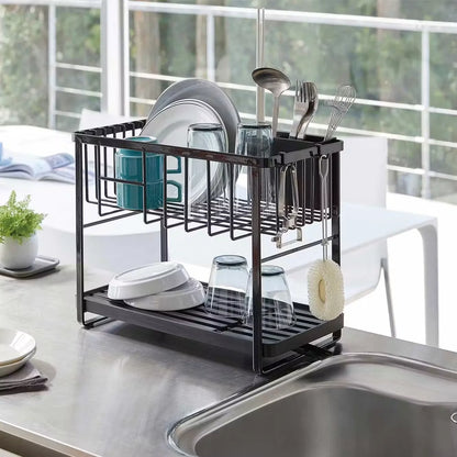 2 Level Dish Drainer Rack