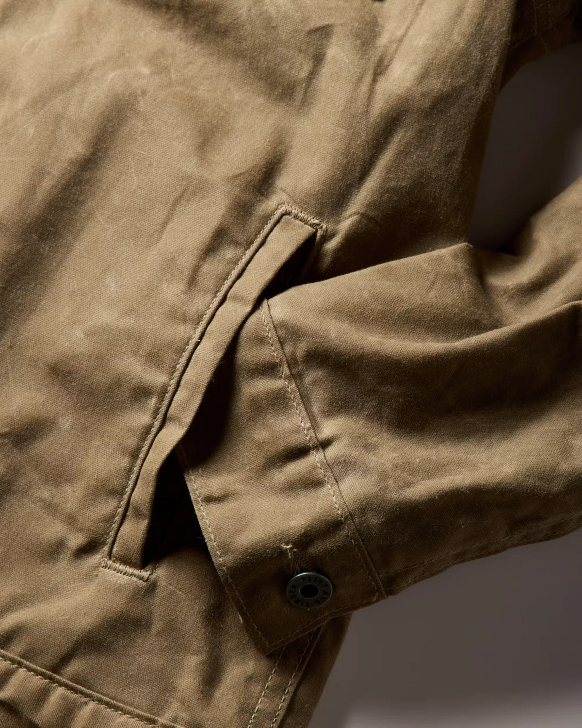 Flannel-Lined Waxed Trucker Jacket - Tall