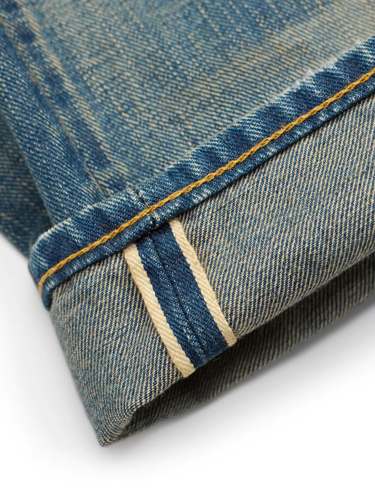 Straight Fit Selvedge Denim Jeans