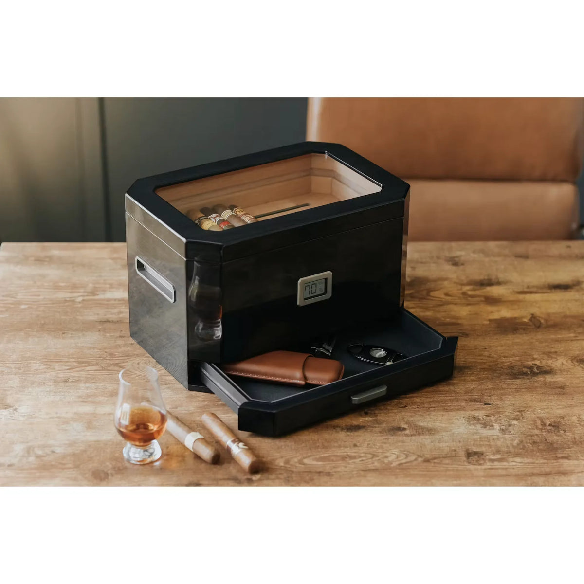 Octodor Glass Top Humidor