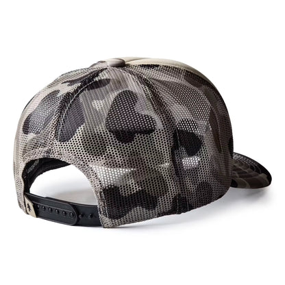 Animated Camo Huckberry Supply Trucker