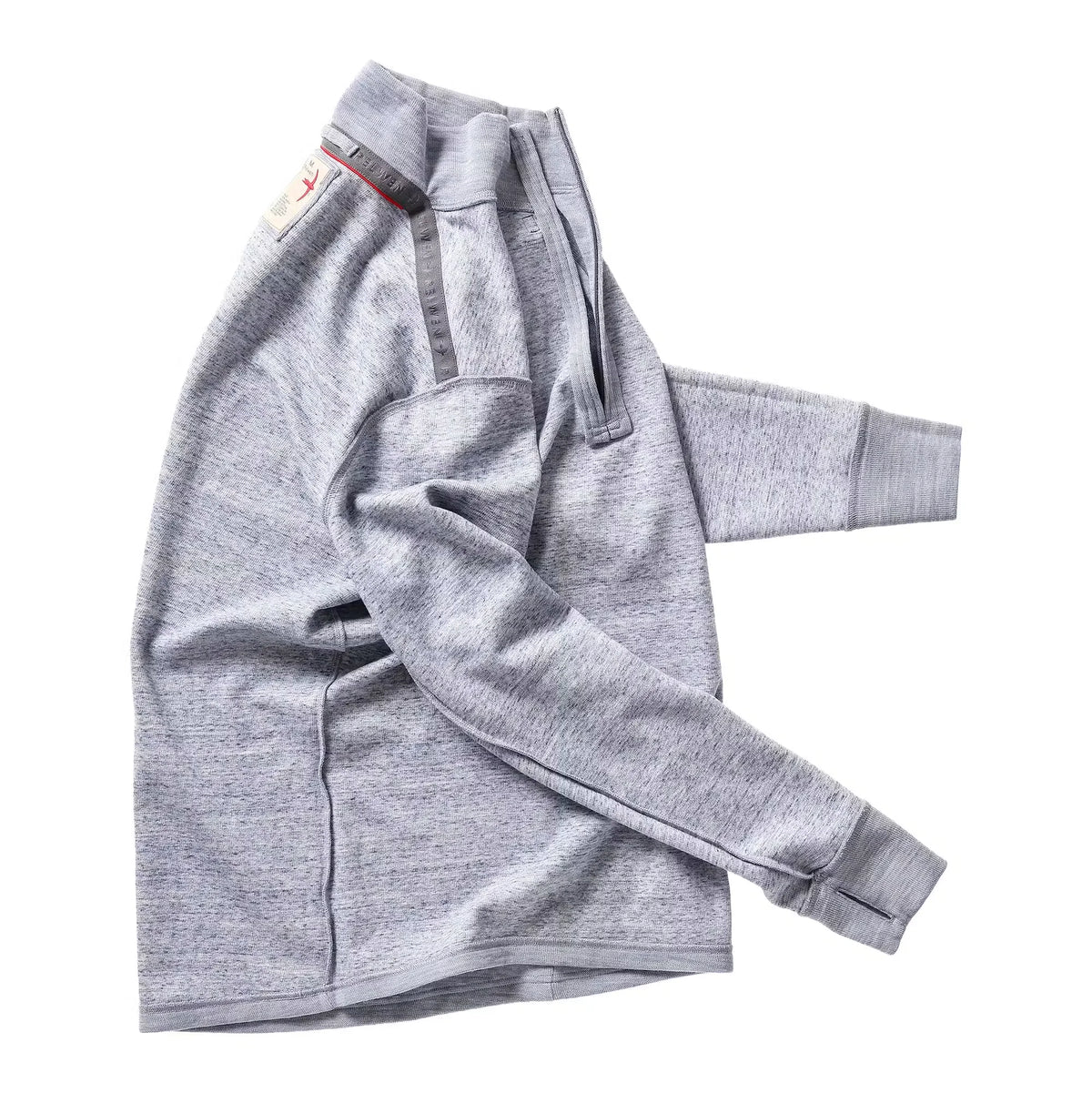 Wool Cotton Quarter Zip