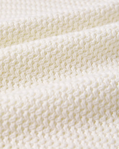 Crochet Johnny Collar Polo