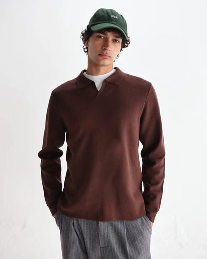 Carter Open Collar Polo