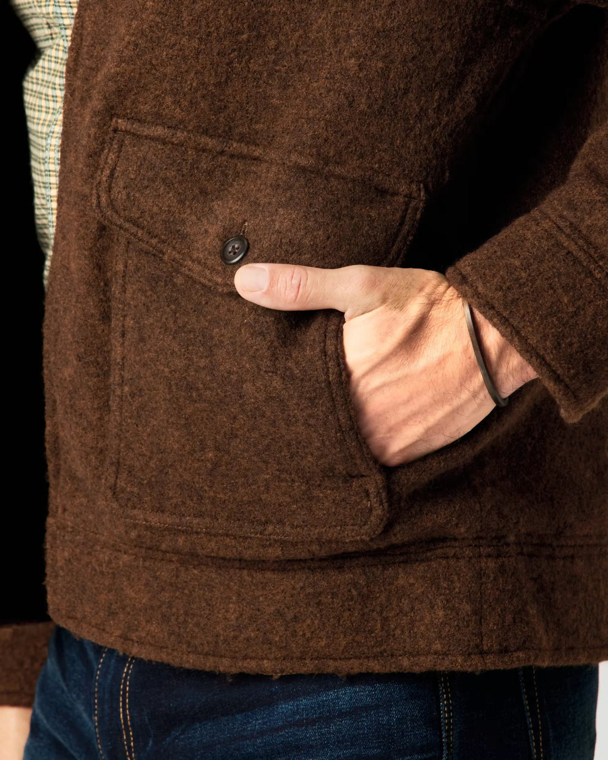 Boiled Wool Station Jacket