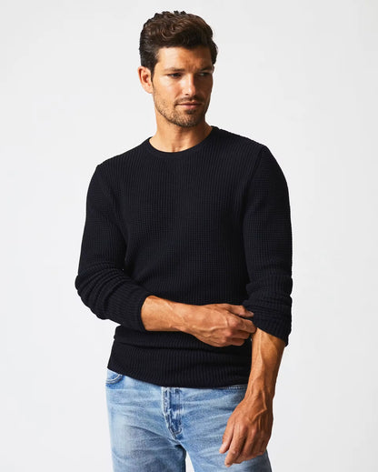 Mini Waffle Crew Long Sleeve