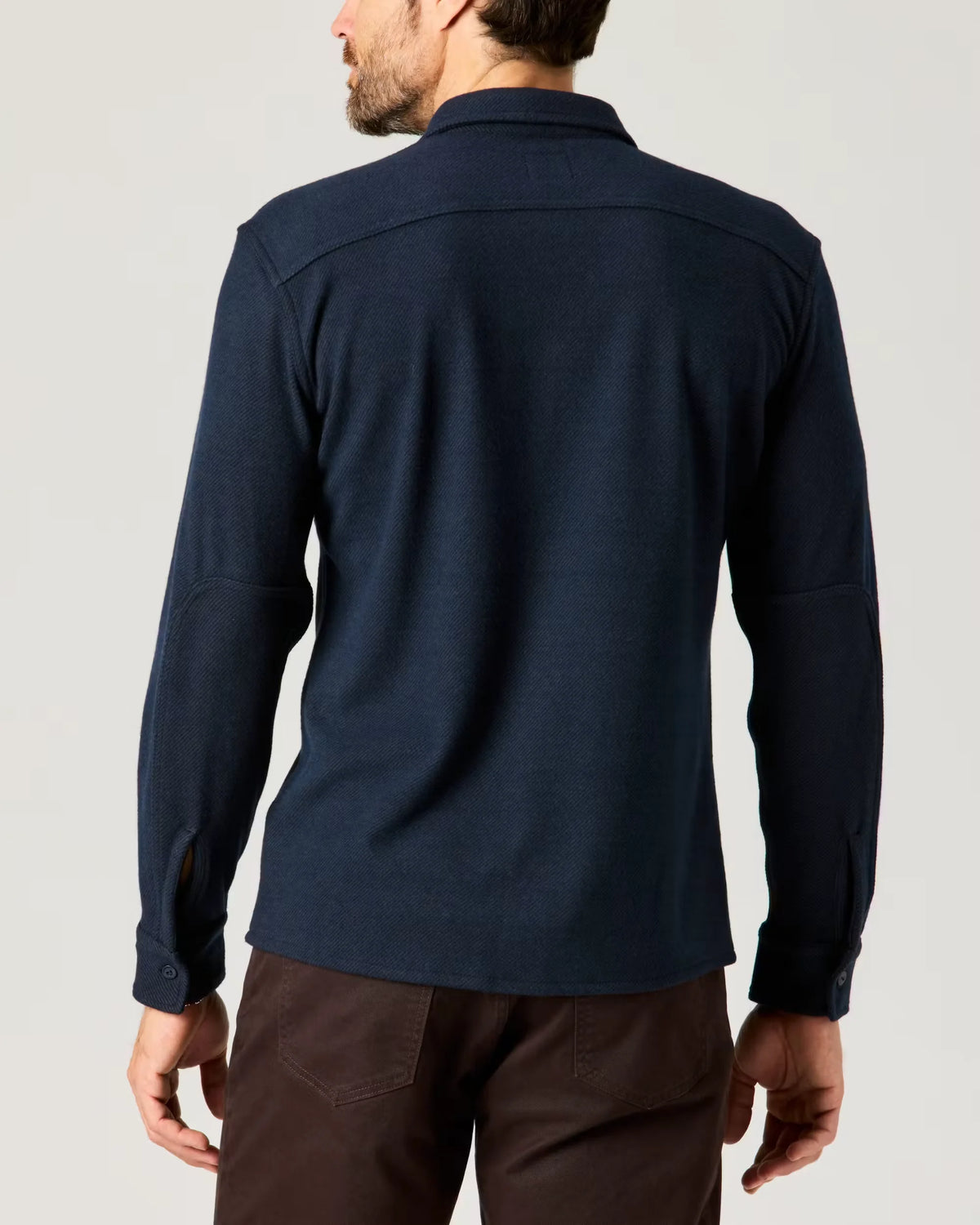 Stretch Knit Flannel Shirt
