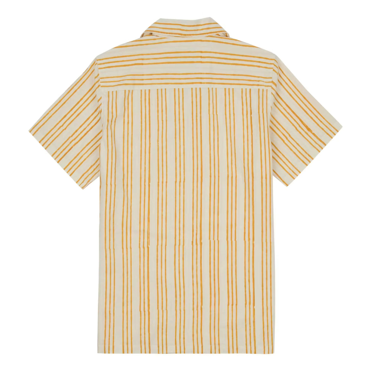 Block Short Sleeve Camp Collar Shirt