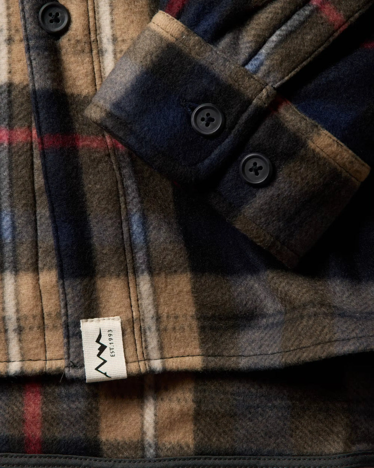 Fleece Tartan Check CPO Shirt