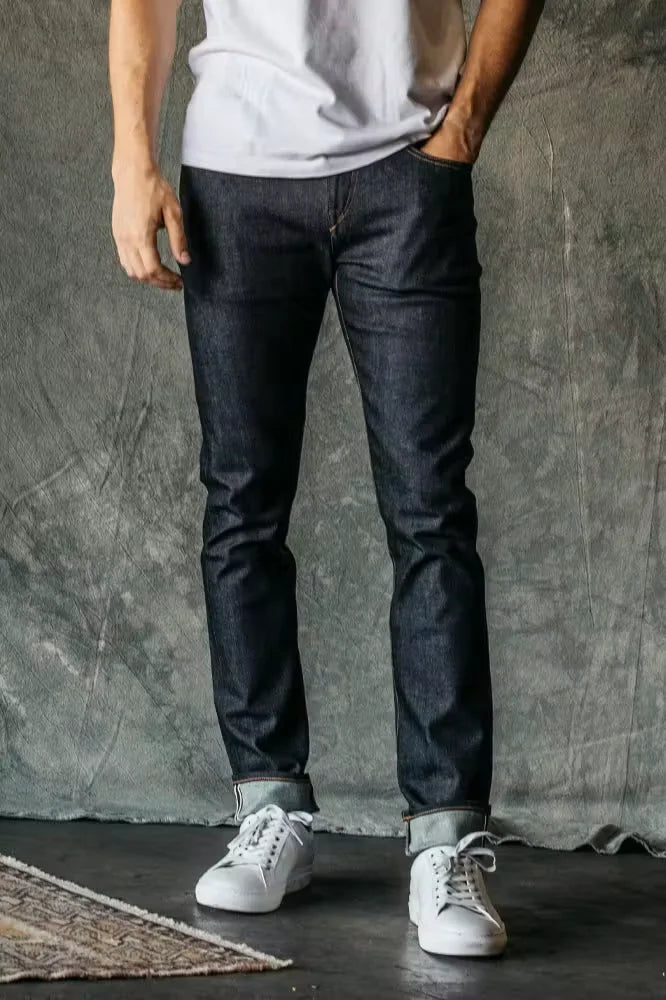 The Scissors Slim Tapered Stretch Selvedge Denim Jeans