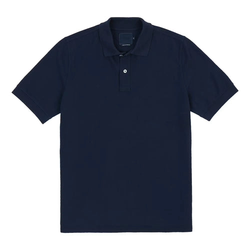 Washed Pique Cotton Polo Shirt