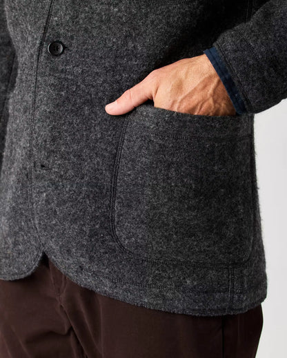 Boiled Wool Chore Blazer