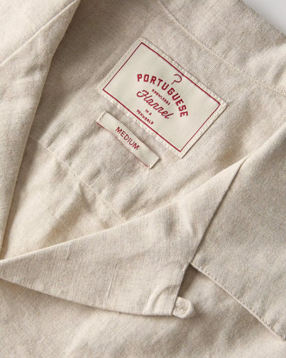 Embroidered Camp Collar Shirt