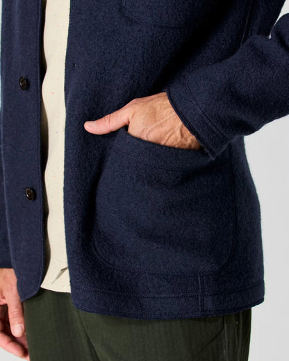 Boiled Wool Chore Blazer
