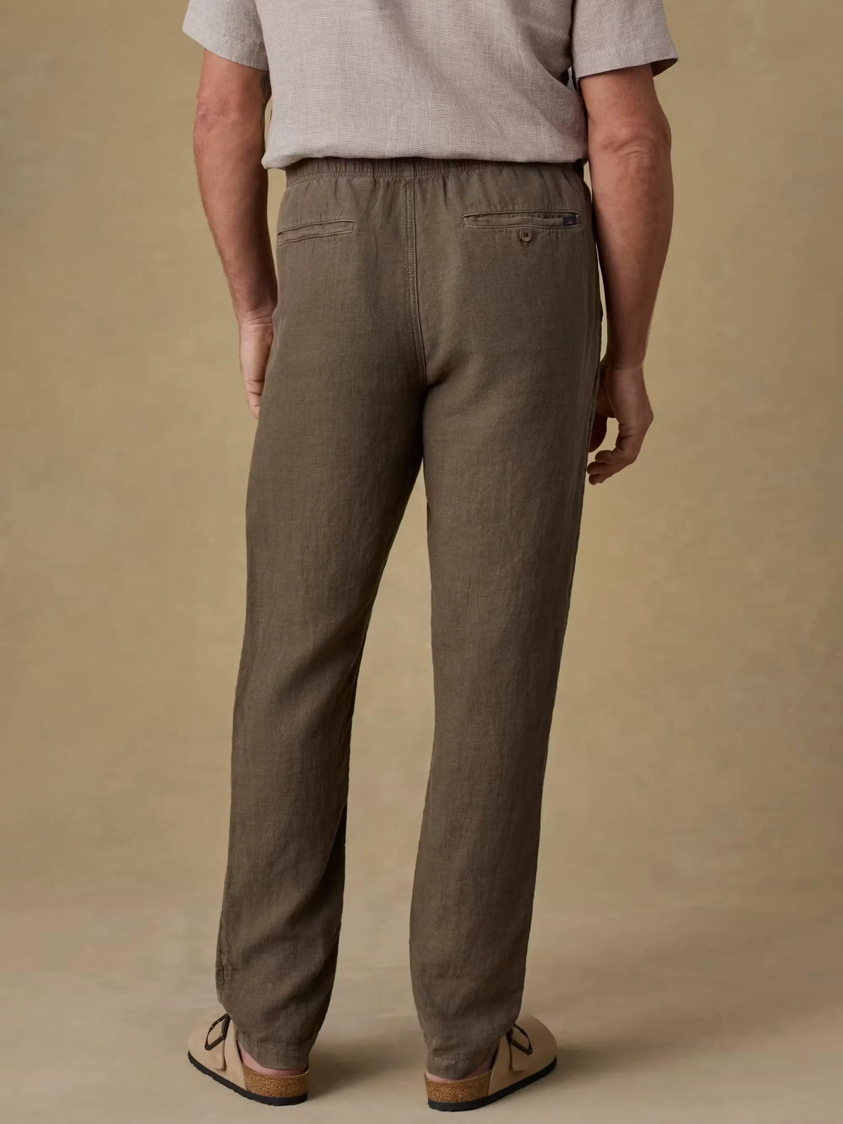 Linen Drawstring Pant