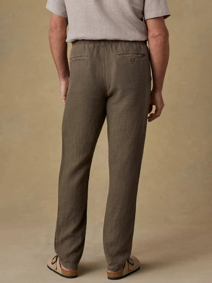 Linen Drawstring Pant