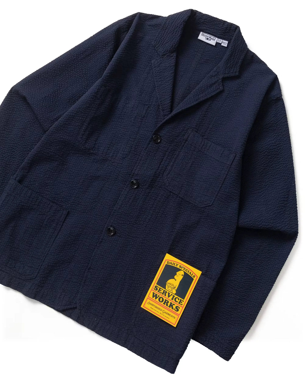 Seersucker Sever Suit Jacket