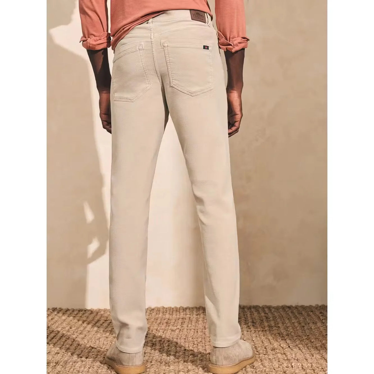 Stretch Terry 5-Pocket Pant - Slim Straight