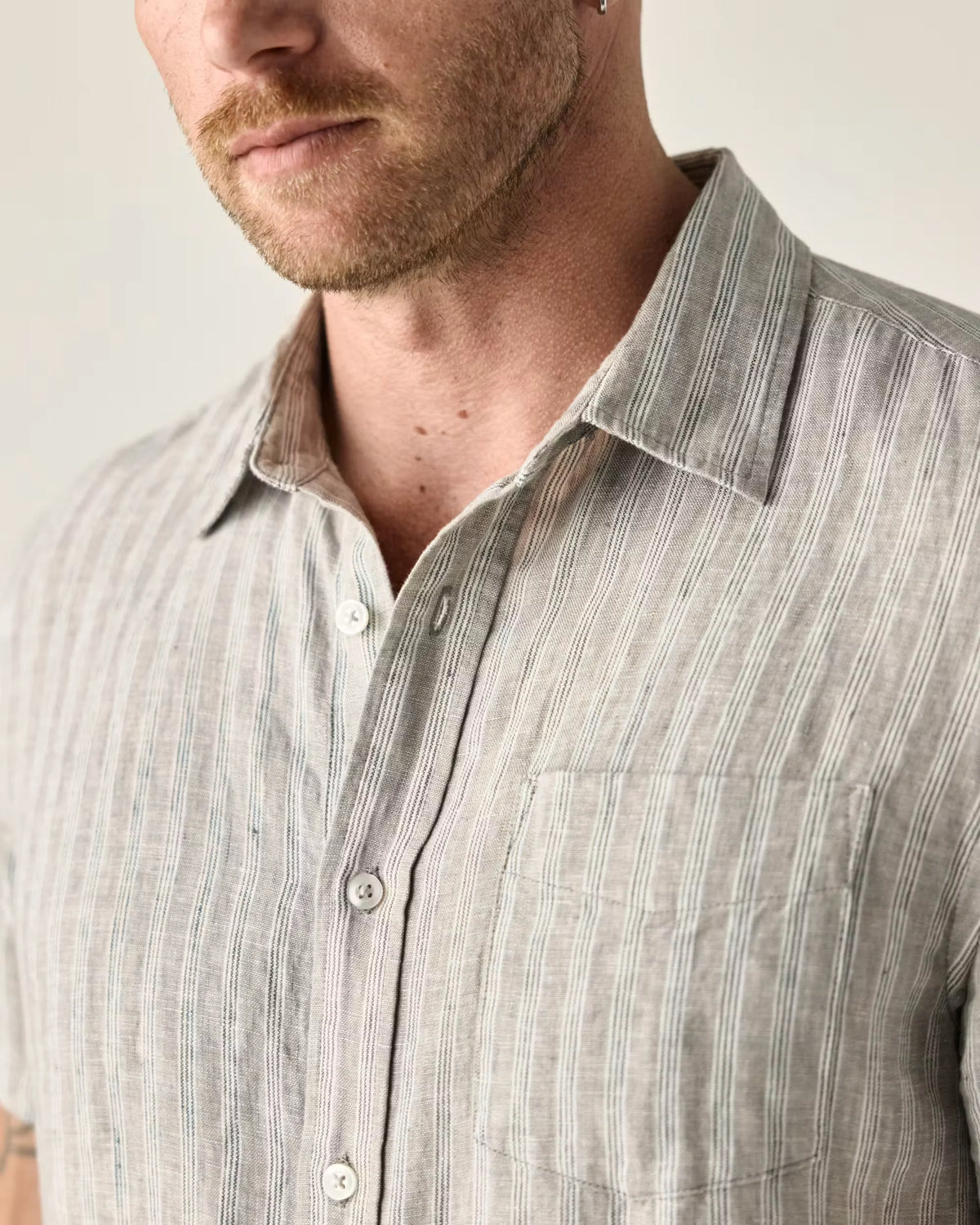 Short Sleeve Isles Linen Shirt