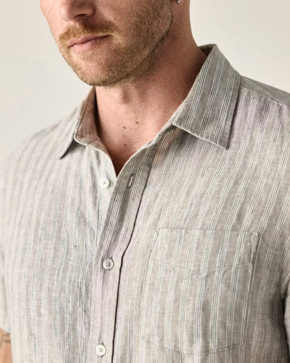 Short Sleeve Isles Linen Shirt