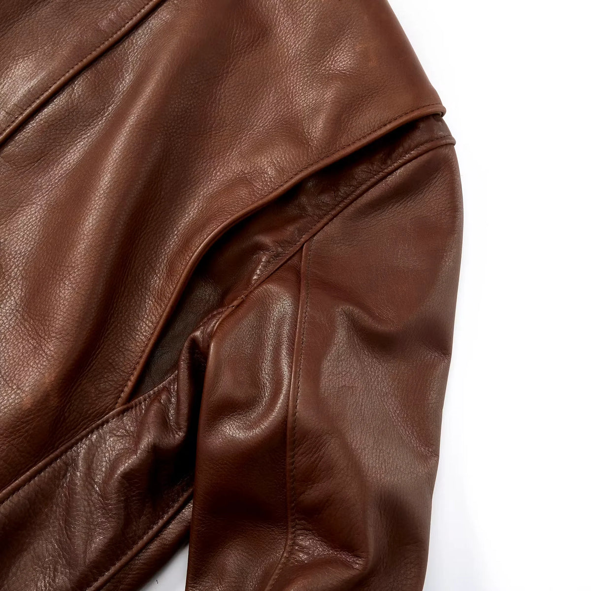 Cafe Natural Leather Jacket