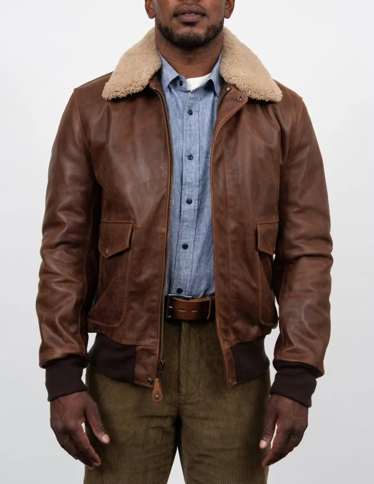 Buffalo Bomber Leather Jacket