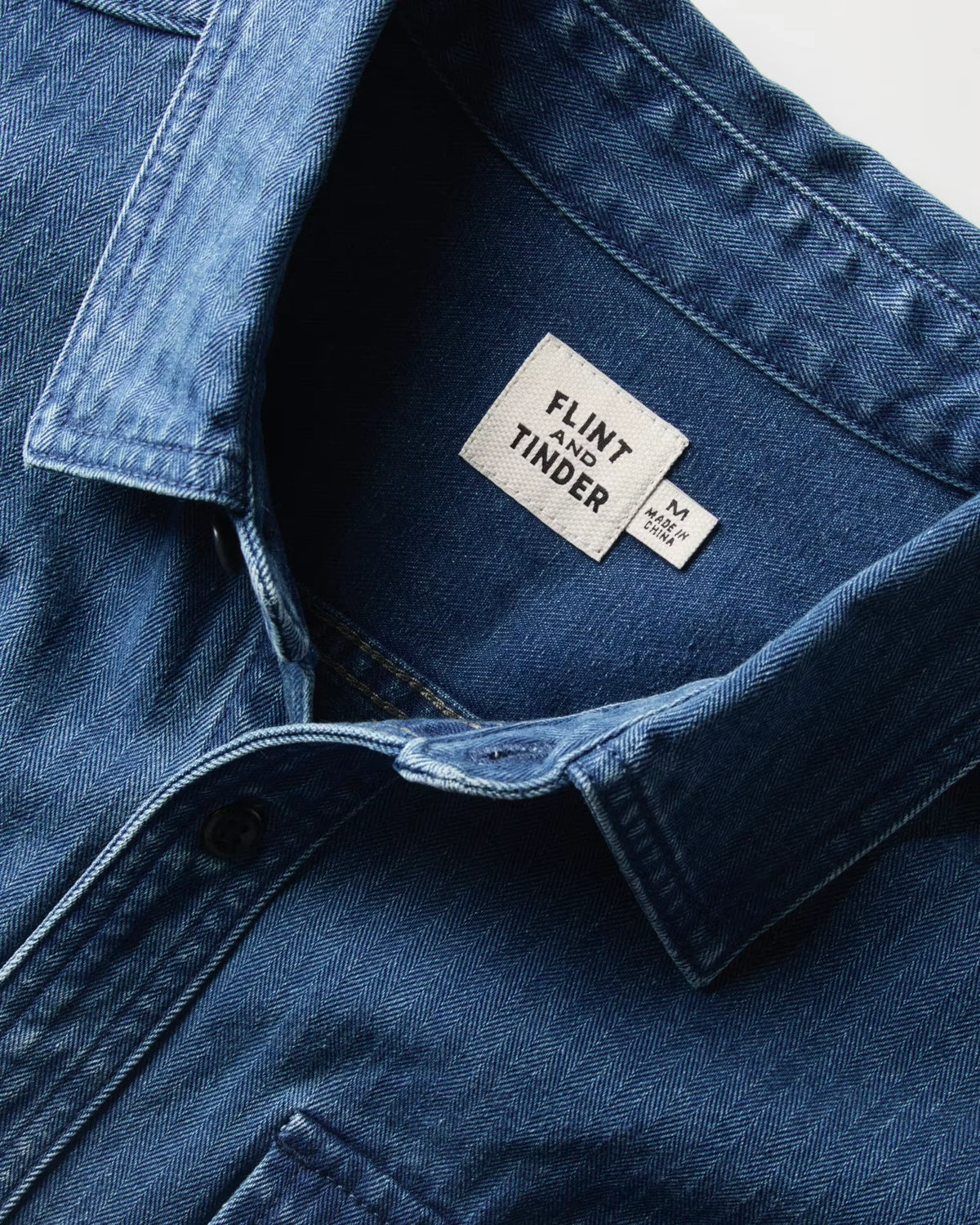 Washed Herringbone Workshirt
