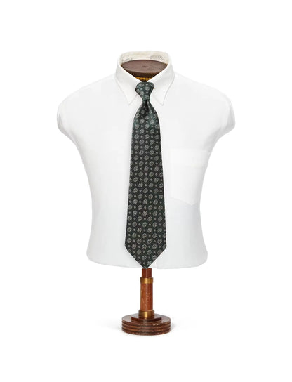 Silk Brocade Foulard Neck Tie