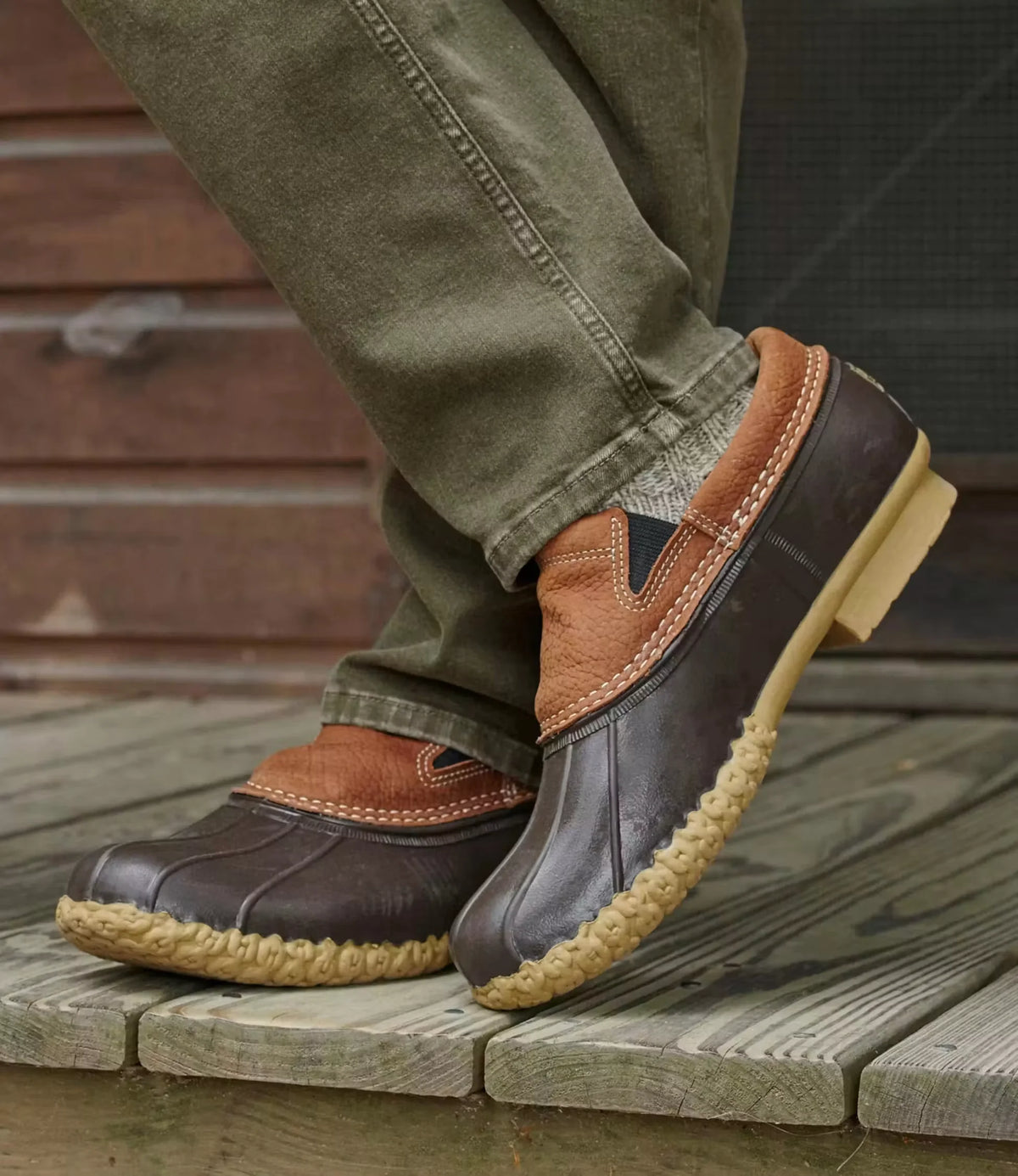 Rubber Moc Slip On
