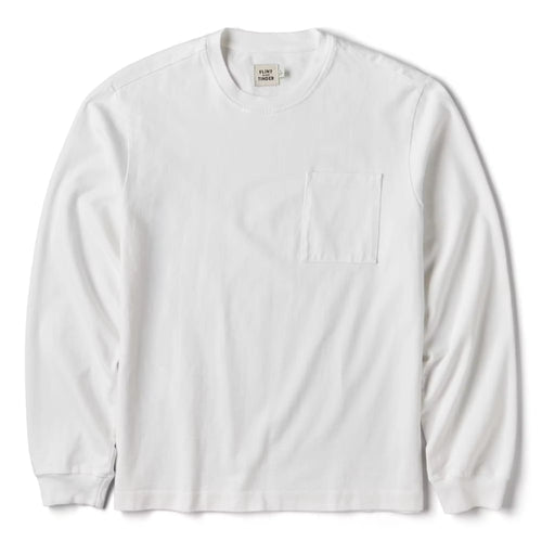 Long Sleeve American Heavyweight Pocket T-Shirt