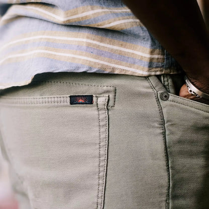 Stretch Terry 5-Pocket Pant - Slim Straight