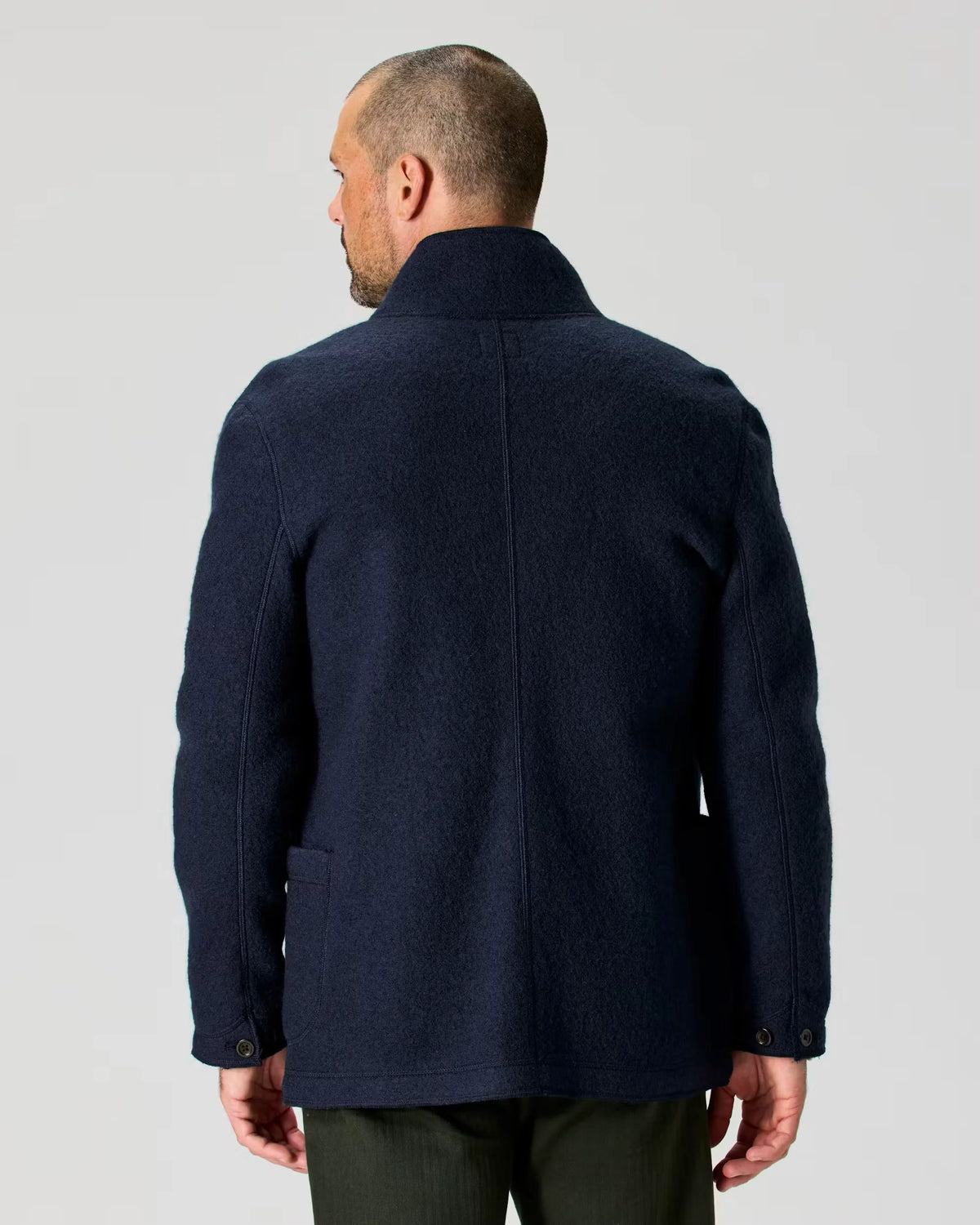 Boiled Wool Chore Blazer