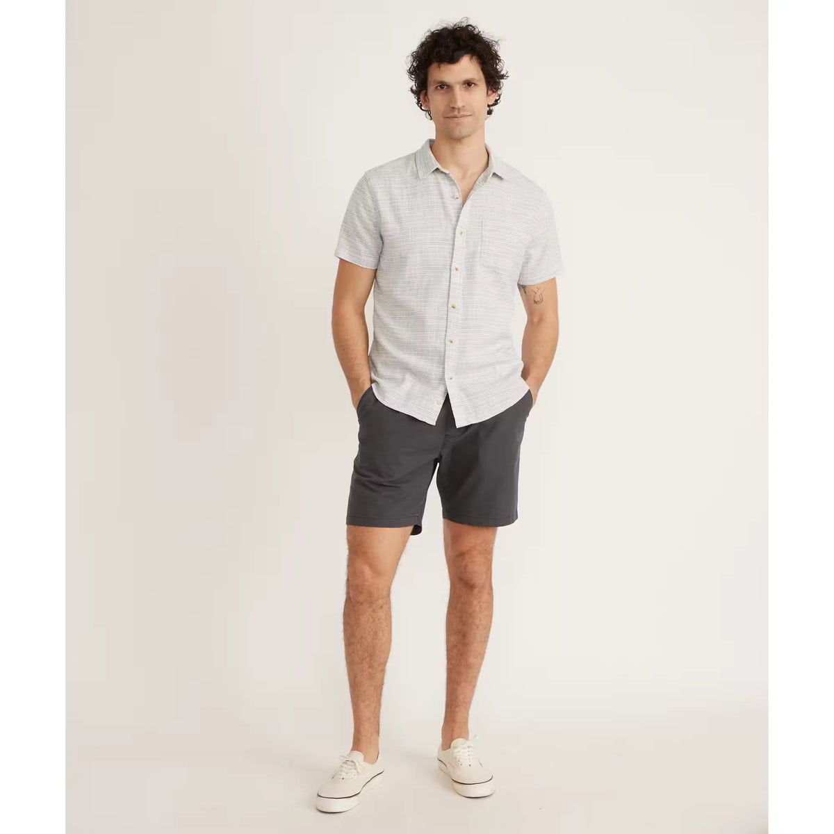 Classic Stretch Selvage Short Sleeve Shirt