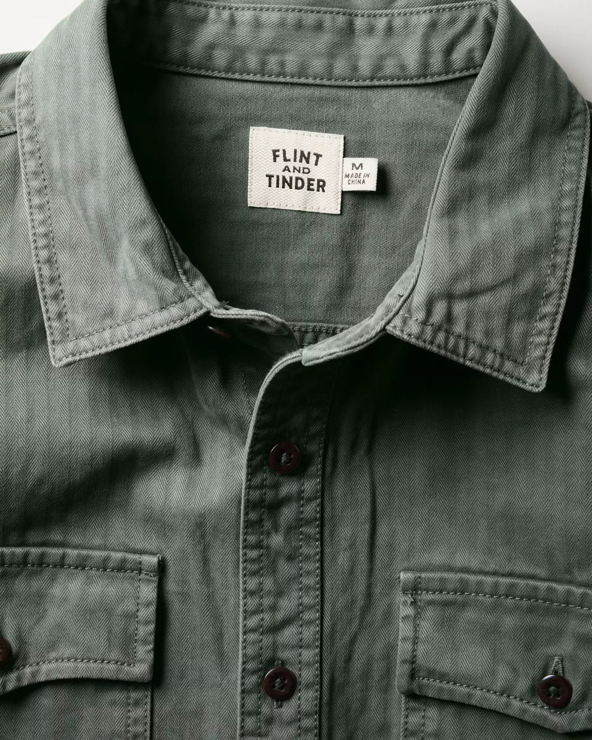 Washed Herringbone Workshirt