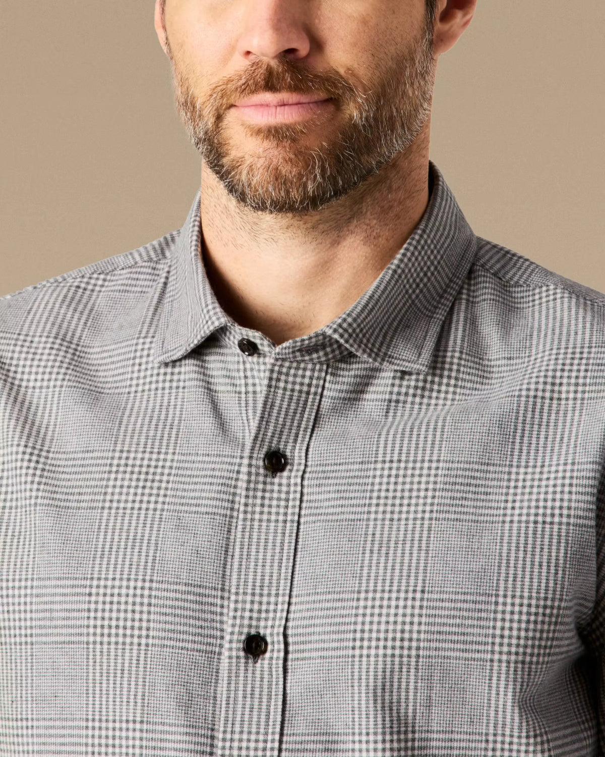 Brushed Woven Dress Shirt