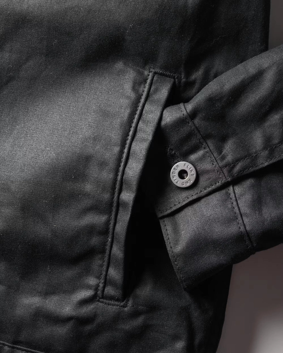 Flannel-Lined Waxed Trucker Jacket - Tall