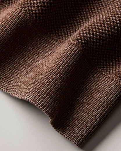 Garment Dyed Cotton Crewneck Sweater