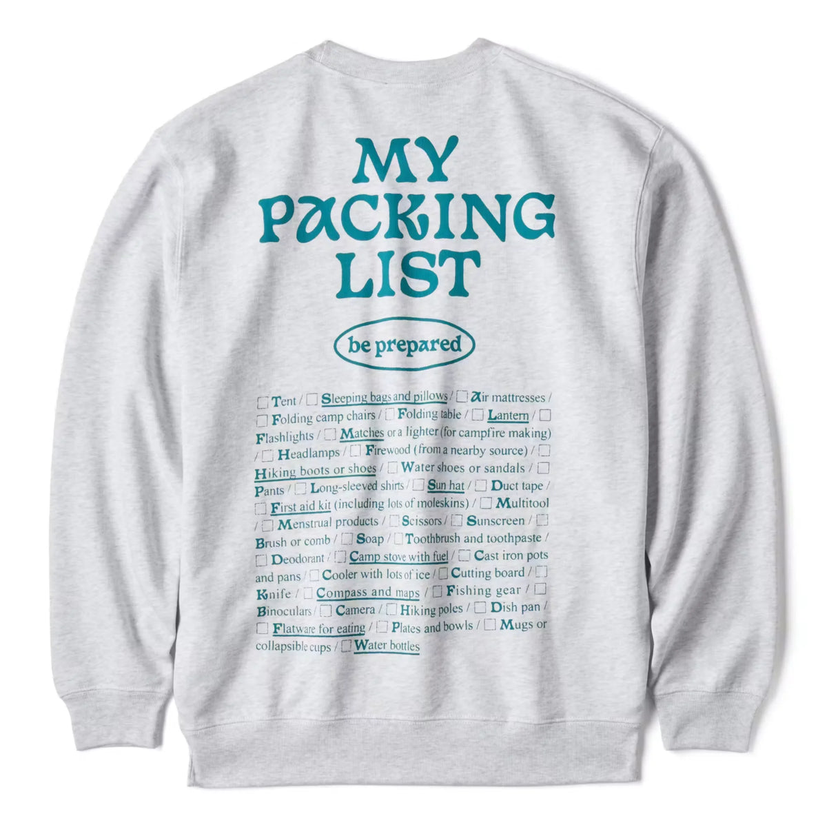 Be Prepared Sweatshirt