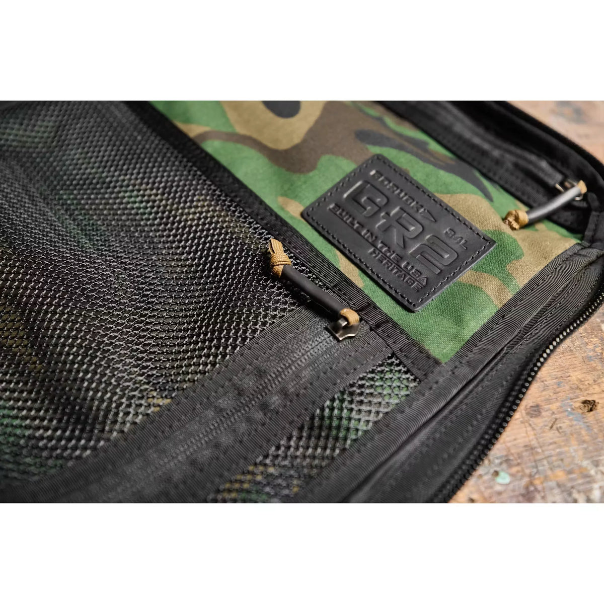 GR2 Waxed Woodland Camo Backpack - 34L