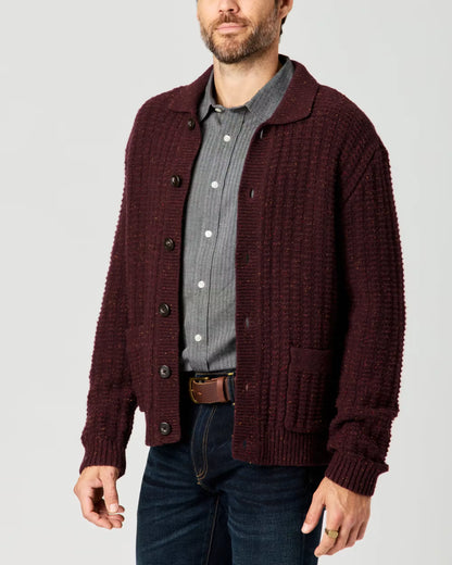 Highland Wool Collared Cardigan