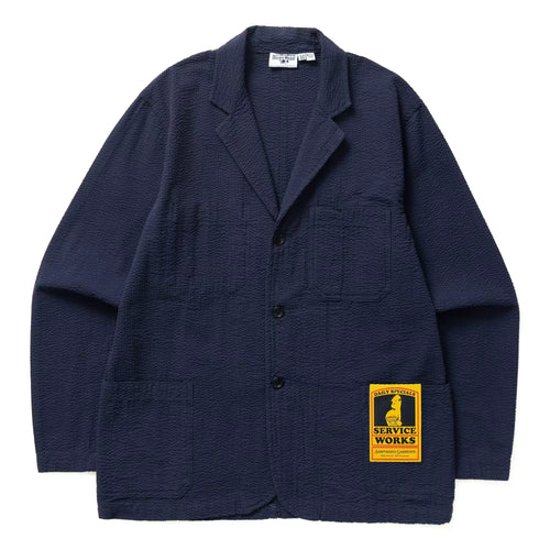 Seersucker Sever Suit Jacket