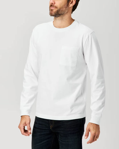 Long Sleeve American Heavyweight Pocket T-Shirt