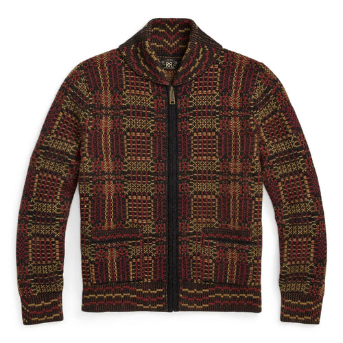 Full Zip Shawl Cardigan Knit Sweater