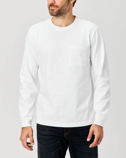 Long Sleeve American Heavyweight Pocket T-Shirt